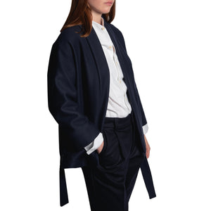 WOMEN'S KIMO-JACKET DARK BLUE