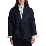 WOMEN'S KIMO-JACKET DARK BLUE