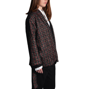 WOMEN'S KIMO-JACKET BLACK & RED