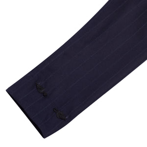 MEN'S KIMO-SHIRT PINSTRIPE BLUE