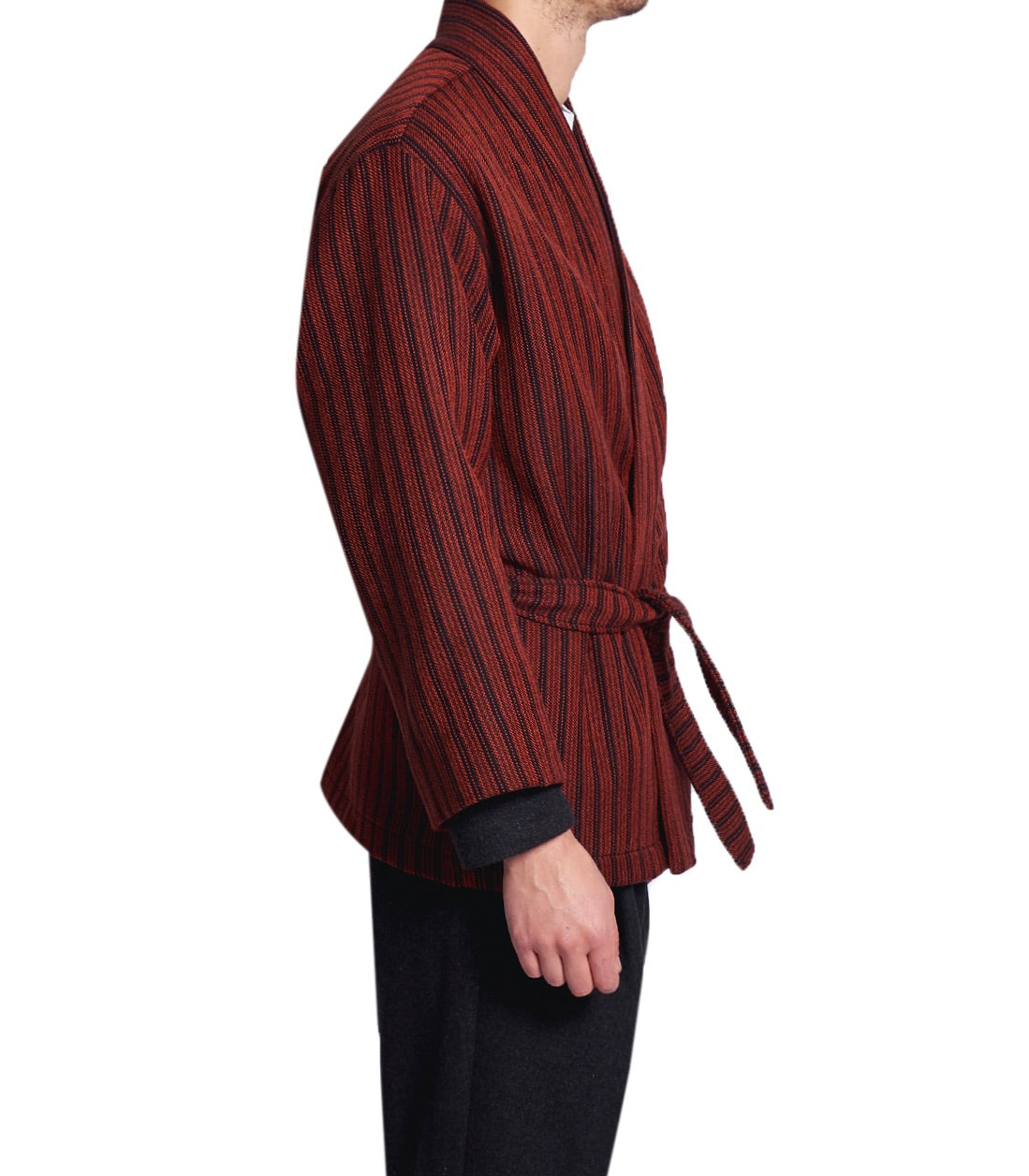 MEN'S KIMO-JACKET BORDEAUX&BLACK