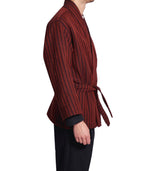 MEN'S KIMO-JACKET BORDEAUX&BLACK