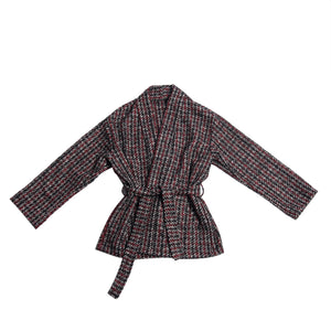WOMEN'S KIMO-JACKET BLACK & RED