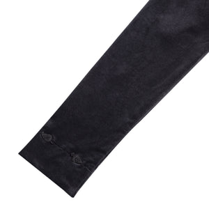 MEN'S KIMO-SHIRT VELVET DARKBLUE