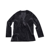 MEN'S KIMO-SHIRT VELVET DARKBLUE